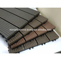 Interlock impermeável wpc decking tiles